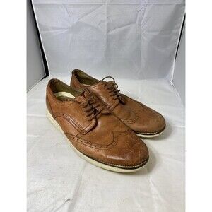 Cole Haan Men's Leather Grand Wingtip Oxford Shoes Lace Up Woodbury Size 10.5M